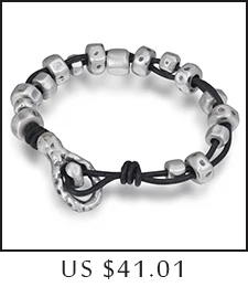 Genuine 925 Sterling Silver Jewelry Personality Six-Word Mantra Barrel Beads Silver Men Bracelet Retro Silver Jewelry
