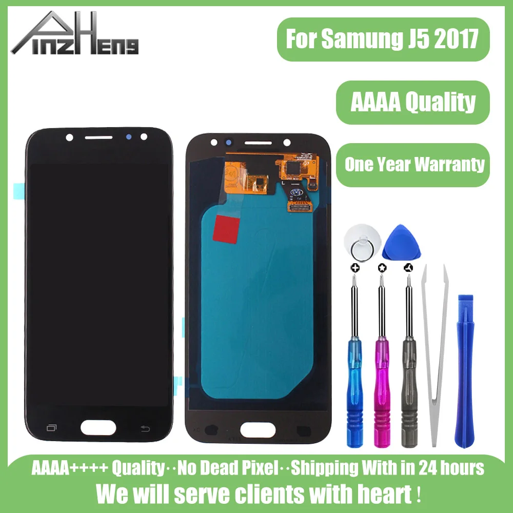 PINZHENG ЖК экран для Samsung Galaxy J5 2017 J530 J530F дисплей сенсорный дигитайзер сборка Pro