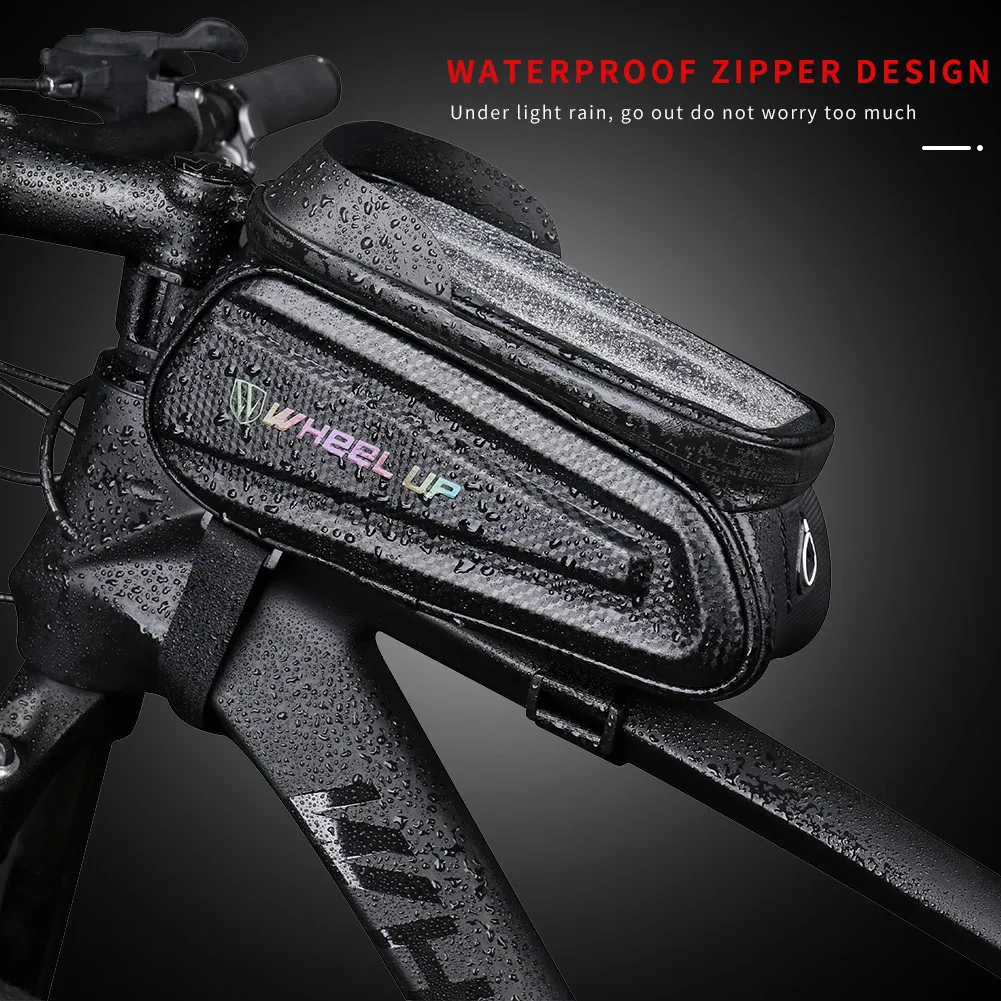 Регенерированный водонепроницаемый чехол для сумки верхняя труба велосипедные