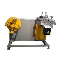 Two-In-One Heavy-Duty Leveling Machine Roll Material Rack Double-Roller Wear-Resistant Leveling Machine Tools And Equipment