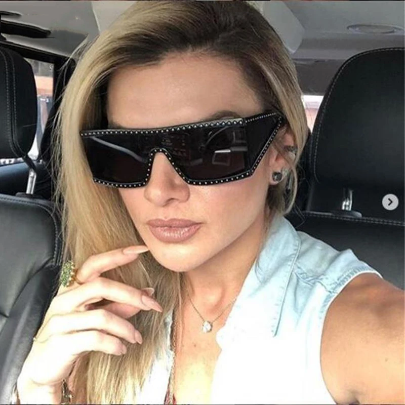 Солнцезащитные очки большого размера для мужчин и женщин роскошные брендовые