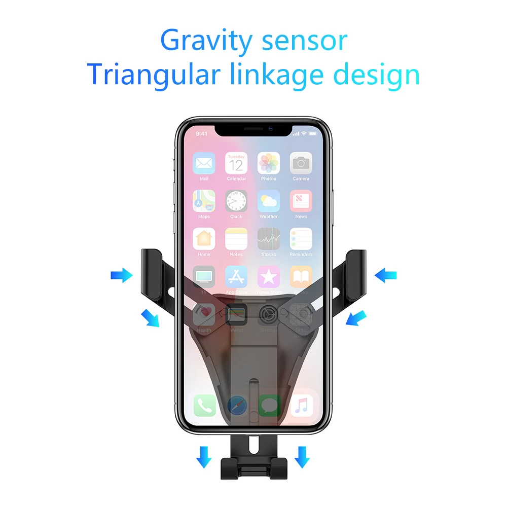 Гравитационный Автомобильный держатель для телефона в автомобиле с креплением