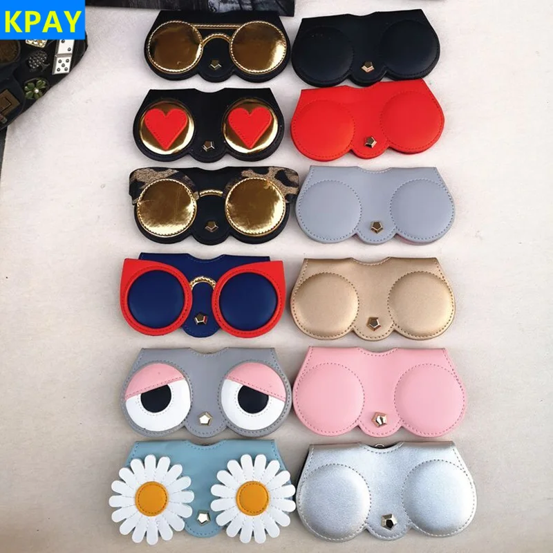 KPAY уникальная сумка для очков из искусственной кожи мультяшный