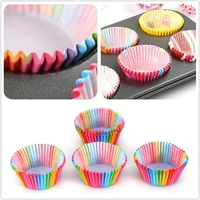 100pcs baking cupmuffin cupcake liner baking cup cupcake paper muffin cases cake box cup egg tarts tray cake decorating tools