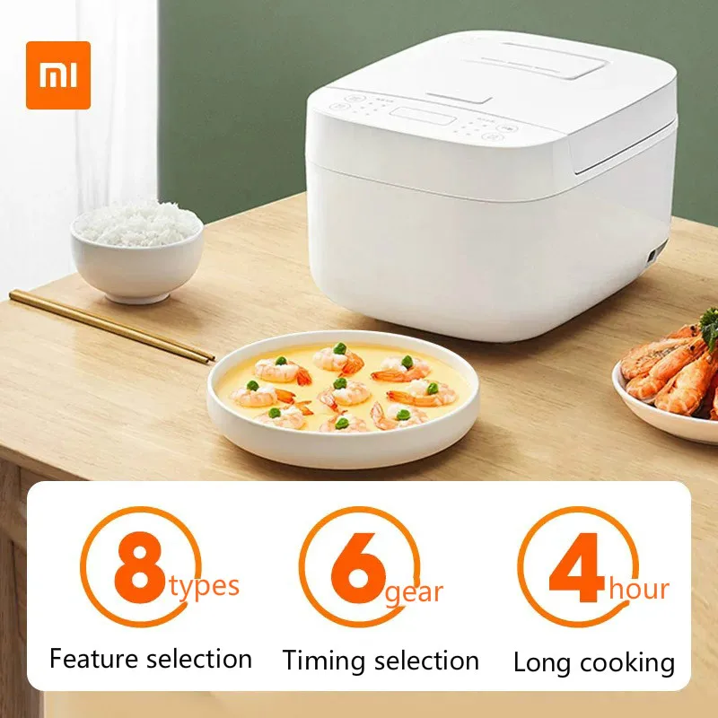 Xiaomi Mijia Electric Rice Cooker C1 Intelligent Automatic Kitchen Family 3L 4L 5L 2-8 People | Бытовая техника