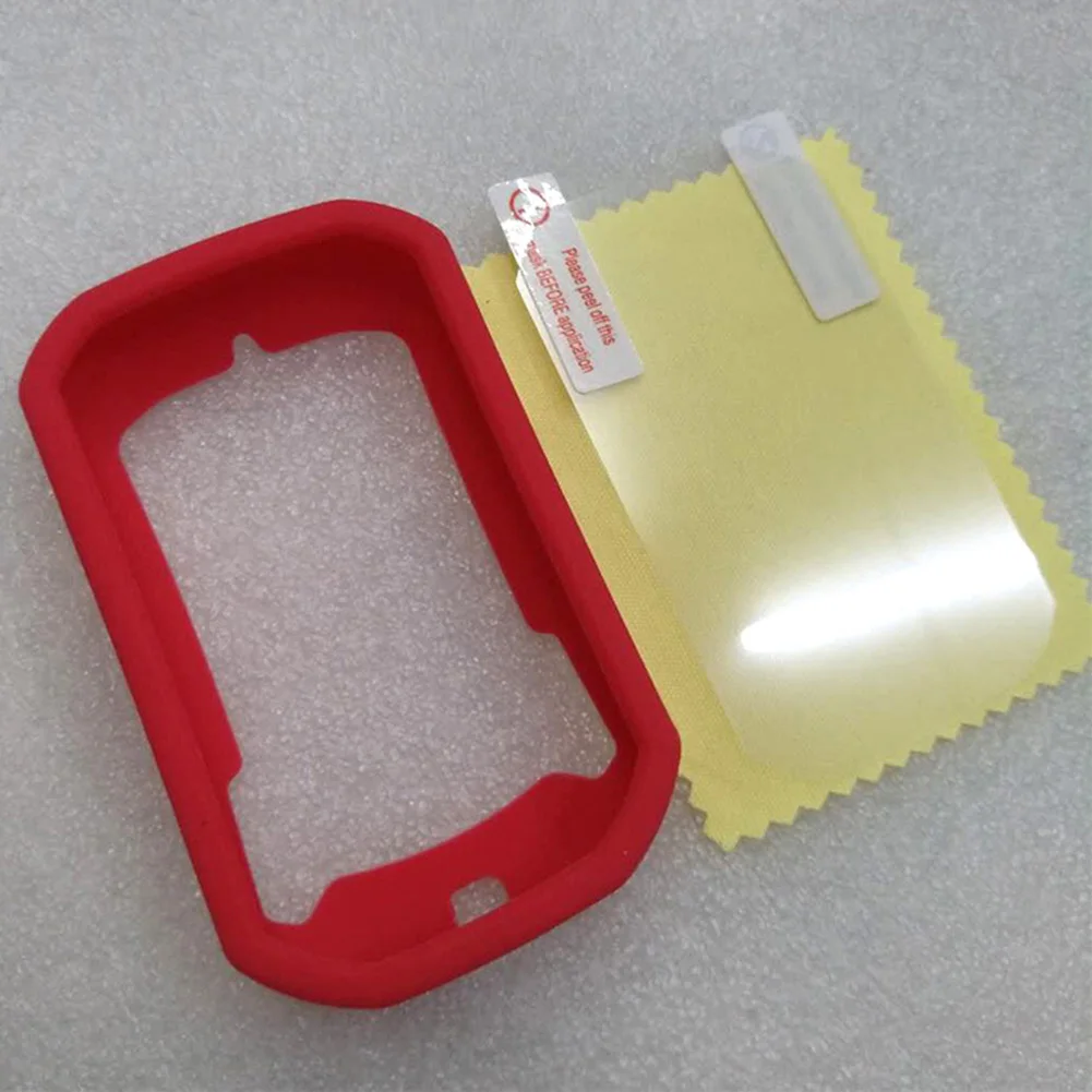 

Bicycle Computer Protection Cover Silicone Stopwatch Holder Case With HD Film For Bryton Rider 320 420 Durable protective Covers