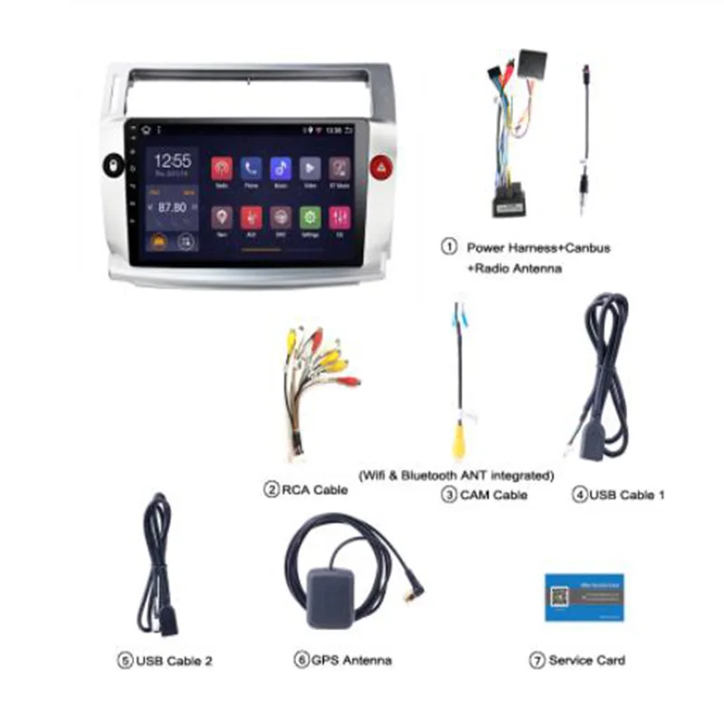 Автомобильный dvd-плеер 9 дюймов Android 8 1 радио аудио стерео мультимедиа gps-навигация