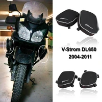 motorcycle frame crash bar bags repair tool placement bag for suzuki v strom vstrom dl 650 dl650 2004 2011 for givi for kappa