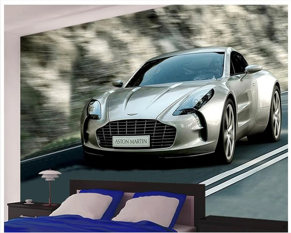 

BEIBEHANG Custom wallpaper photo street children boy bedroom wallpaper fashion high-end wallpaper 3d car decoration painting