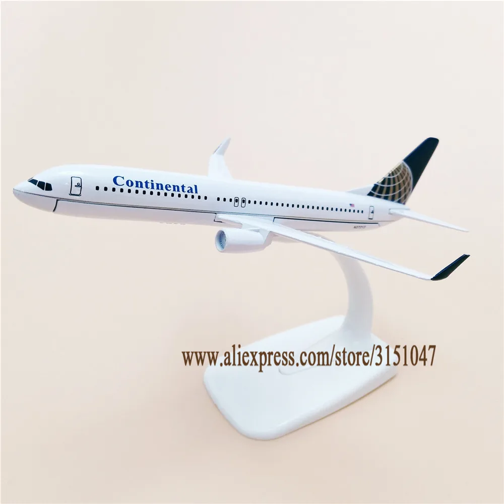 16 см американские авиакомпании Continental Airlines Боинг 737 модель модели самолета из
