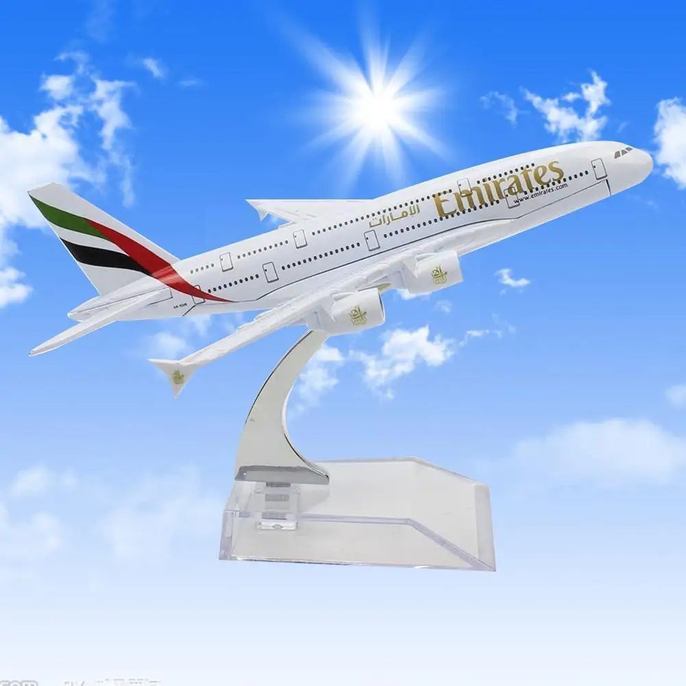 

Airlines A380 Airplane Diecast Aircraft Model 6" Metal Plane Office Decor Toys Aeroplane Home Miniature X3t1
