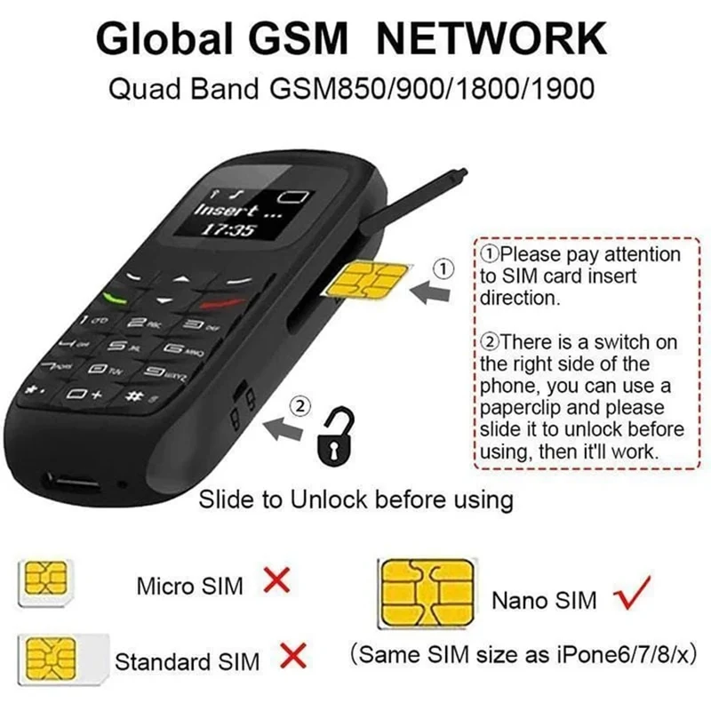 BM70 Mini Bluetooth Handset Phone Hanging Ear Type Call Headsets Convenient Earphone | Электроника