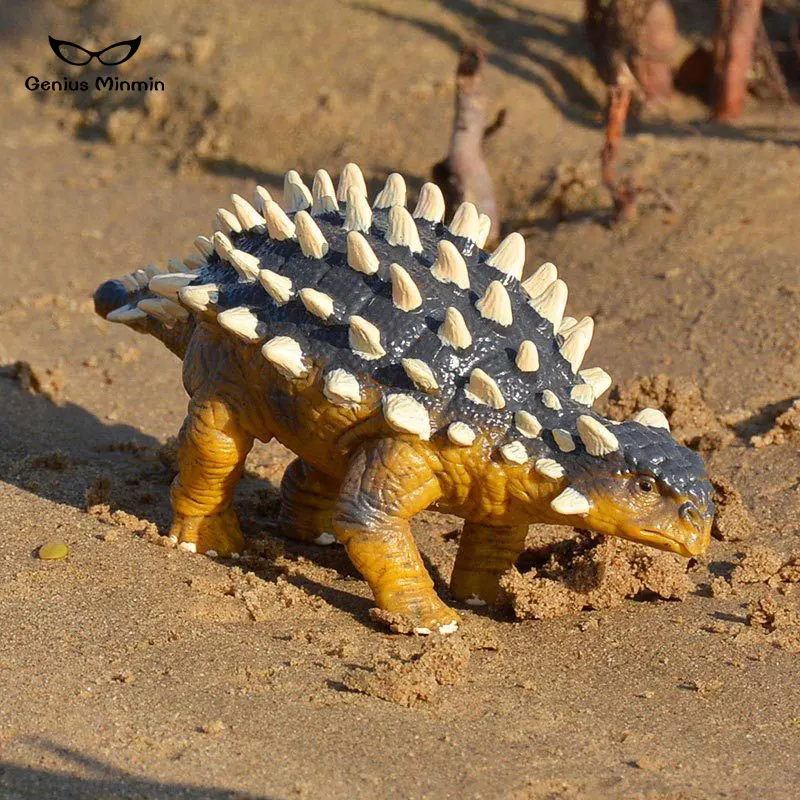 Настоящий Ankylosaurus динозавр животное ПВХ твердая модель Юрского периода игрушка