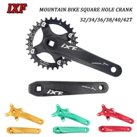 ixf bike crankset mtb crank arms for mountain bicycle square connecting rods 170mm integrated chainring 104bcd 323436384042