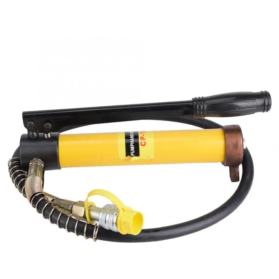 Короткий гидравлический домкрат 10T + набор ручных гидравлических насосов