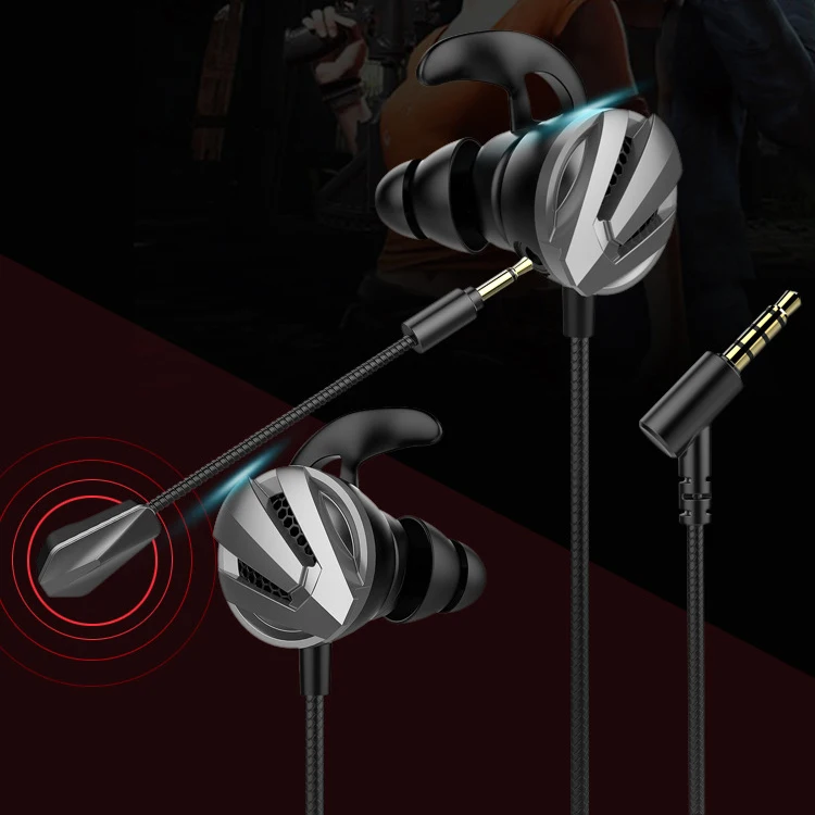 Сабвуфер игровая гарнитура 1 2 м проводные наушники Игровые наушники-вкладыши