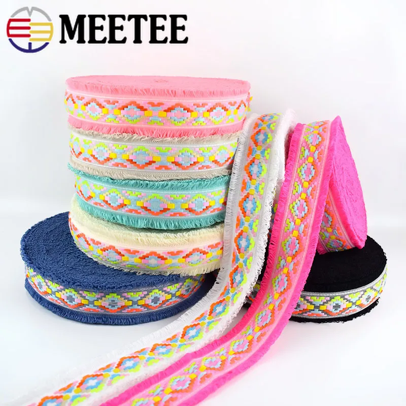 Meetee 8 ярдов 4 5 см тесьма с кружевной отделкой и кисточками домашняя текстильная