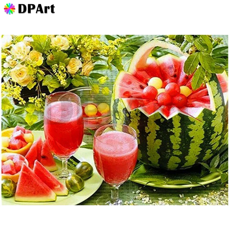 

Diamond Painting 5D Full Square/Round Dril Lwatermelon Daimond Rhinestone Embroidery Painting Cross Stitch Mosaic Picture M1342