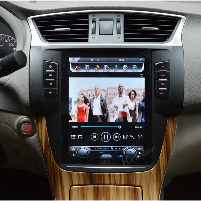 

KiriNavi Vertical Screen Tesla Style Android 8.1 Car Radio For Nissan Sylphy Sentra GPS Navigation Car Dvd Multimedia Player 4G