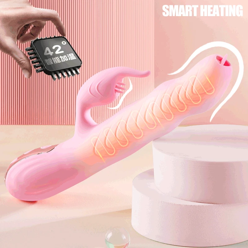 Омисский нагрев качели Телескопический кролик вибратор вращающийся