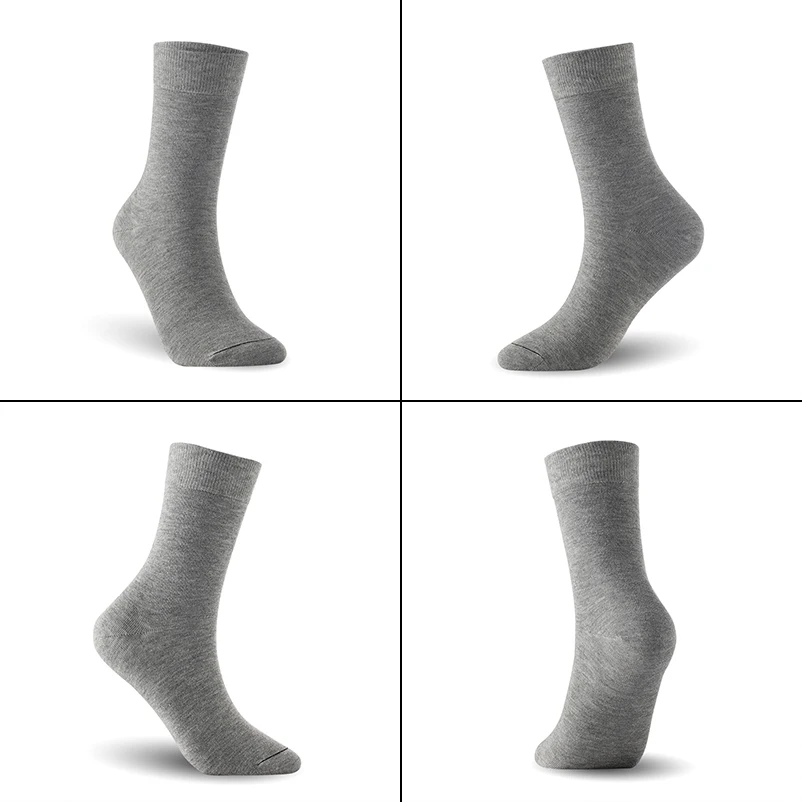 Мужские носки деловые из бамбукового волокна однотонные мужские британский