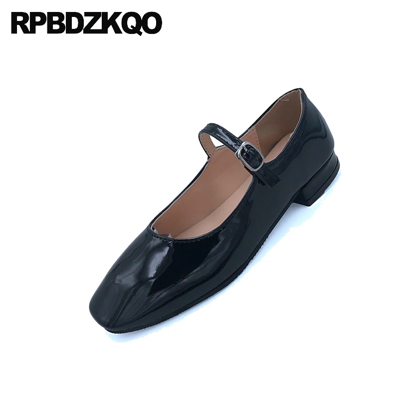 Женские туфли с квадратным носком демисезонные красные в китайском стиле из