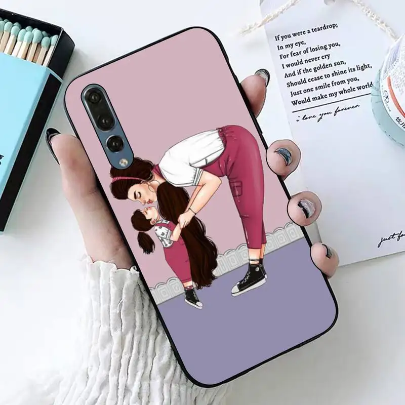 Чехол для телефона TOPLBPCS мамы дочки сына папы huawei P8 P9 p10 p20 P30 P40 pro lite psmart 2019 |