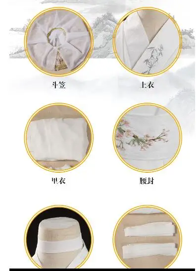 

Xie Lian Cosplay Costume Wigs Tian Guan Ci Fu Cosplay Costume