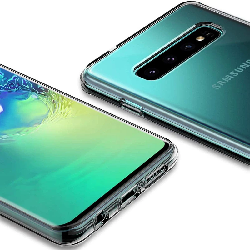 

Luxury Clear Silicone Case For Samsung Galaxy S10 Plus S10E Ultra Thin Transparent Soft Case For Samsung S10 5G Lite Shockproof