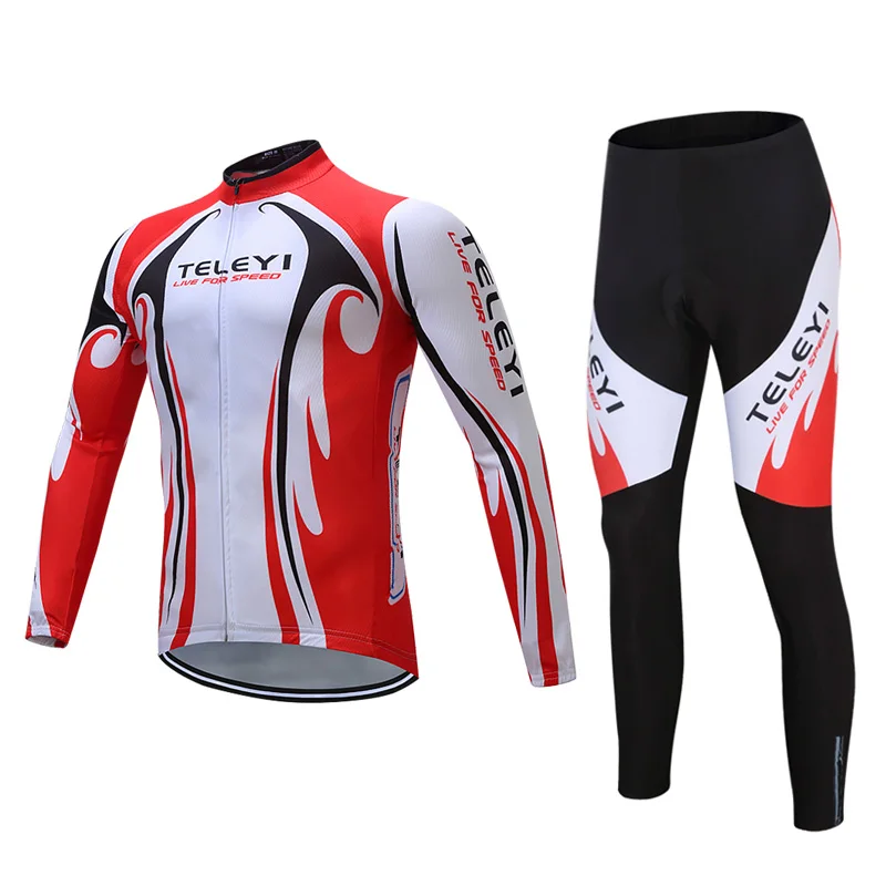 Jersey and Pants 16 Зимний термальный флис велосипедная одежда костюм для мужчин одежда для дорожного велосипеда комплект велосипедная ДЖЕРСИ НАБОРЫ Mtb форма костюм Skinsuit - Цвет: Jersey and Pants 16