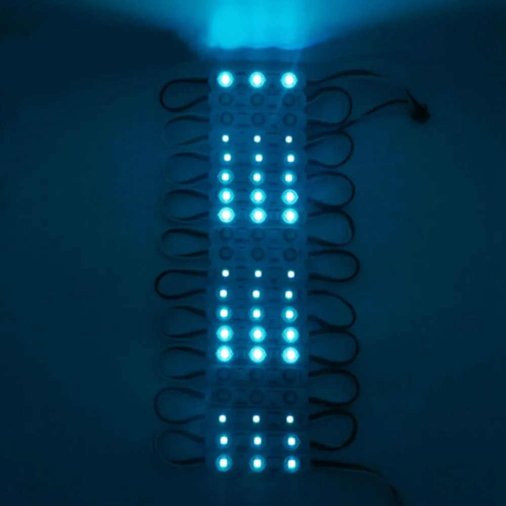 20 шт. WS2811 DC12V 3 светодиодный 5050 RGB SMD СВЕТОДИОДНЫЙ модуль полоса светильник на переднее окно знак+ 14 ключей дистанционного управления