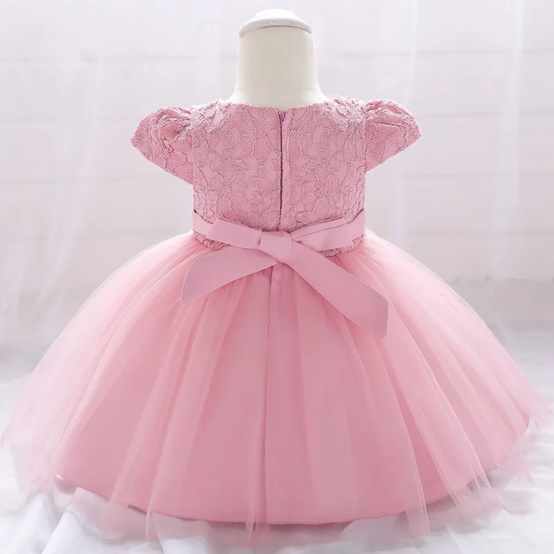 

Girl Dress Fashion Embroidery Design Lace Dress Party Children Pageant Mesh Princess Dresses