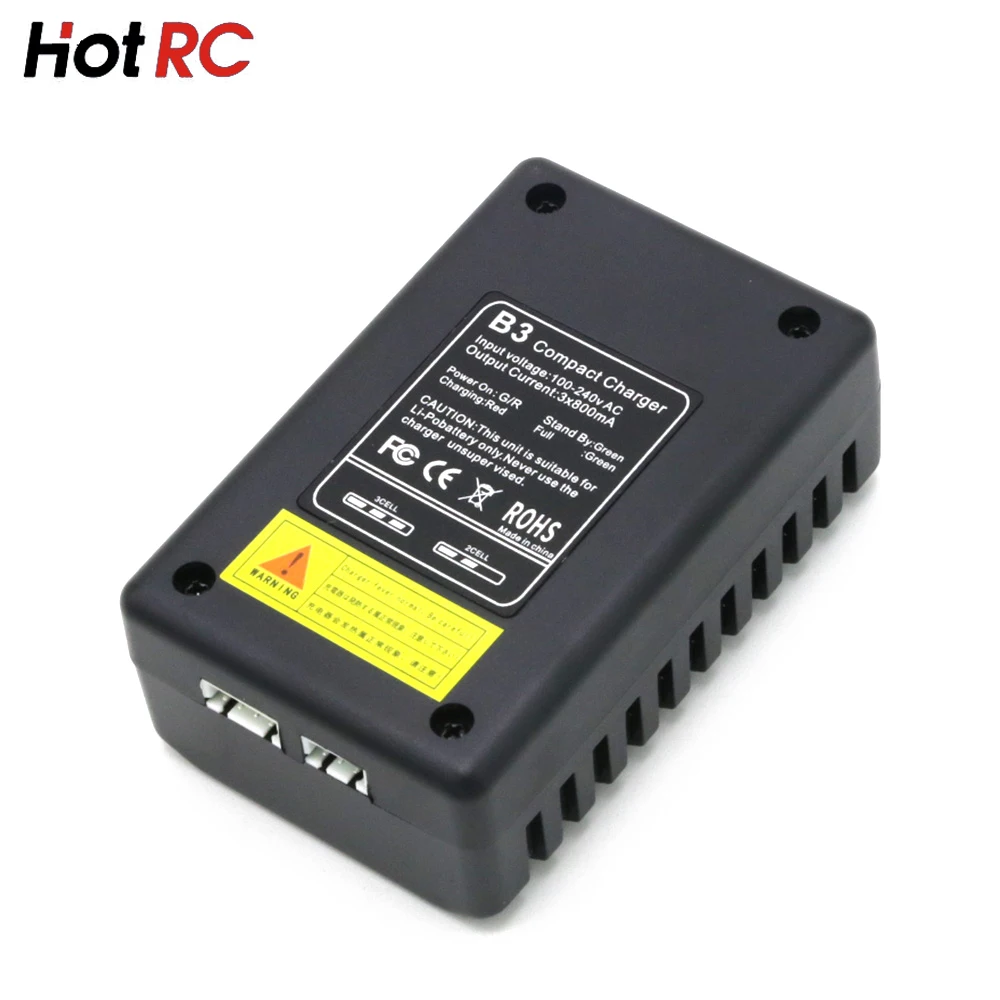 Hotrc зарядное устройство Imax B3 Lipo Батарея Зарядное 7 4 v/11 1 v литий полимерный