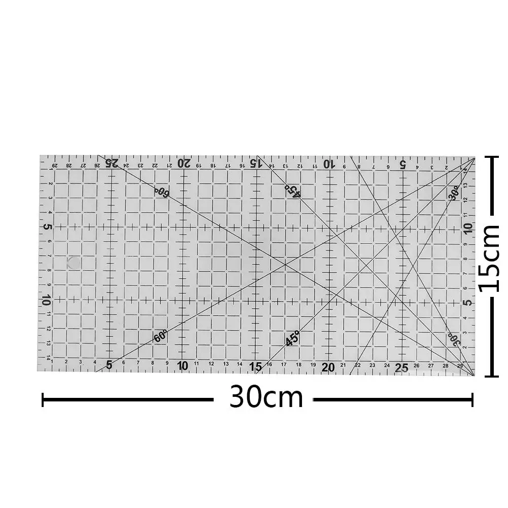 30x15 см Большой размер Толстая треугольная ткань лоскутное шитье DIY инструмент