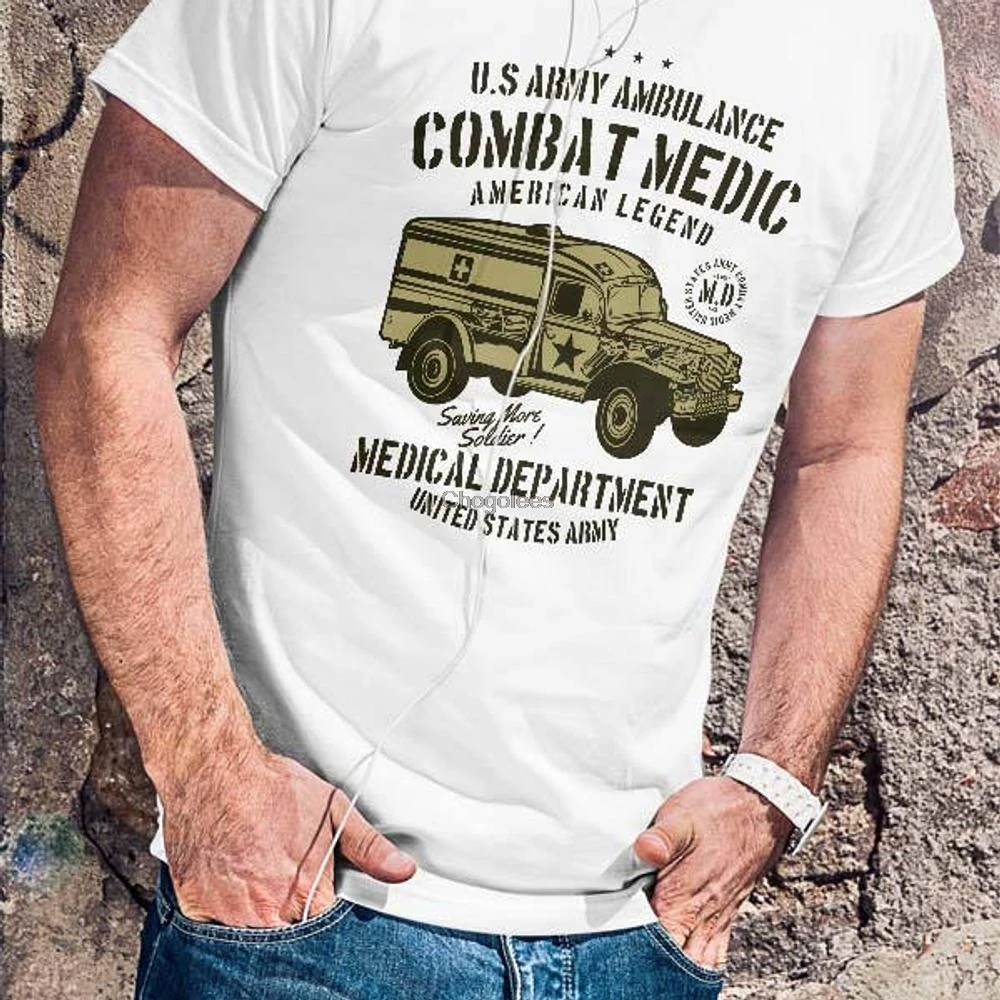 Футболка американской армии скорой помощи Боевая медицинская футболка женская |