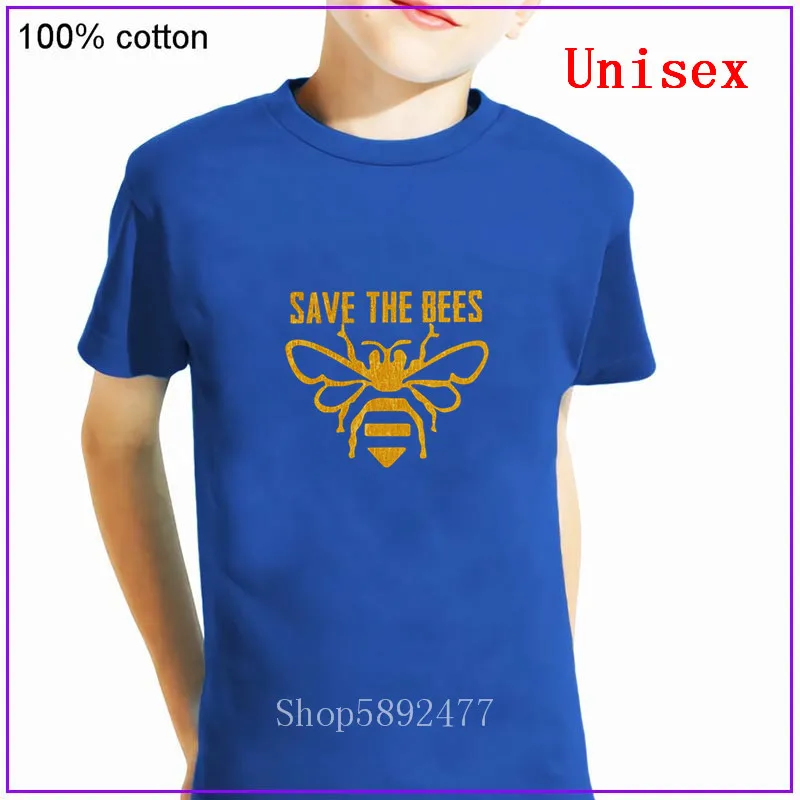 Футболка с надписью save the bees футболка графическим рисунком детская хлопковая