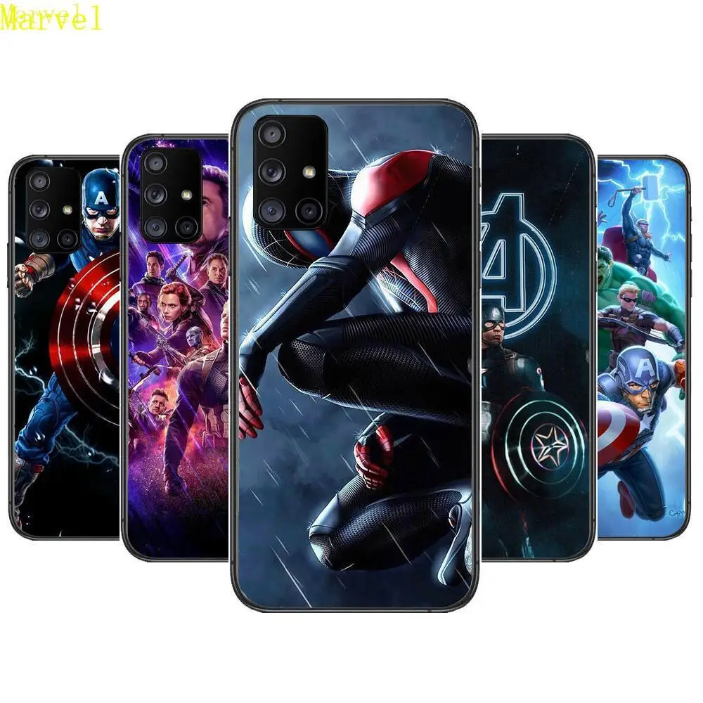 С героями комиксов Марвел с супер-героем Капитан Америка? Телефон чехол Корпус