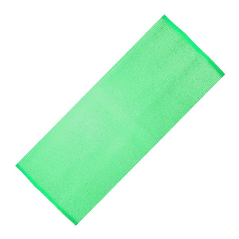 Green Edge Мягкая задняя губка для душа Отшелушивающий массаж банные щетки длинное банное полотенце глубокое очищение тела ванная комната используется NDS66 - Цвет: Green Edge