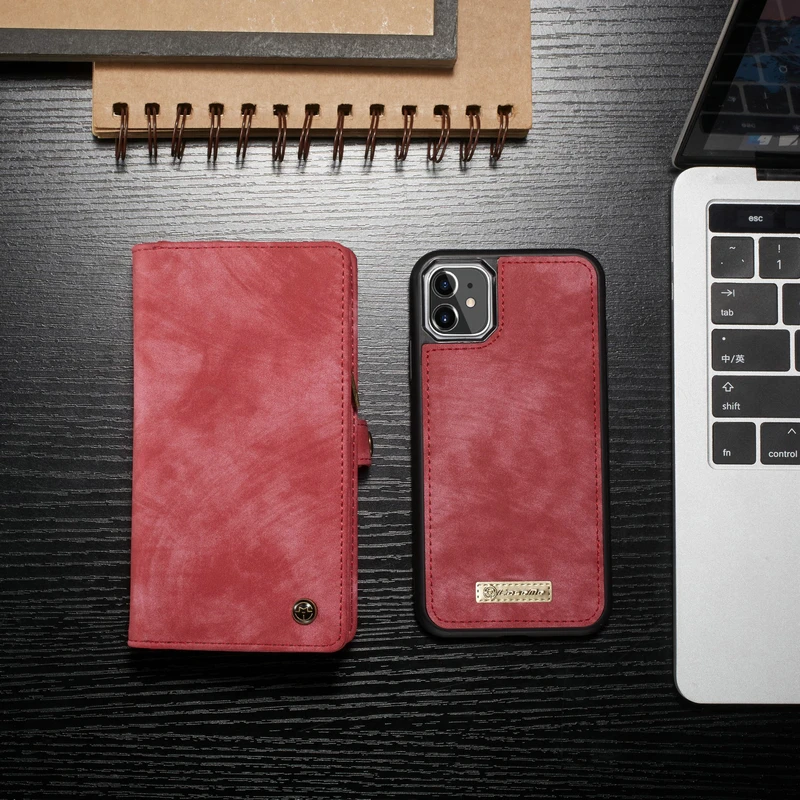 Чехол CaseMe для Galaxy S10 S10e S9 Plus Note9 кожаный чехол роскошный флип-кейс на молнии