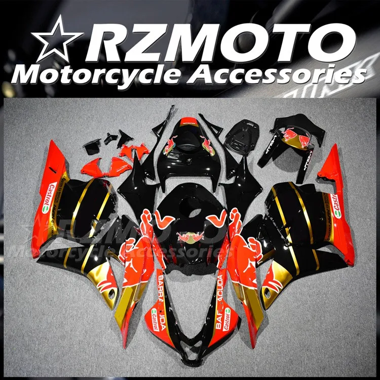 

4Gifts New ABS Fairings Kit Fit For HONDA CBR600RR F5 2009 2010 2011 09 10 11 Bodywork set Custom Free Red Black