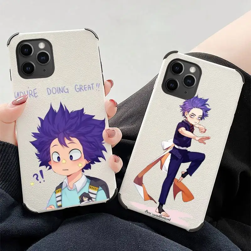 

Hitoshi Shinso Phone Case Lambskin Leather For iphone 12 11 8 7 6 XR X XS PLUS MINI PLUS PRO MAX Shockproof