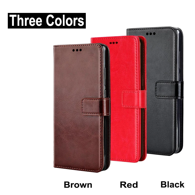 Case for Alcatel 5V Cover Luxury Litchi Leather Card Pocket Kickstand Flip Wallet alcatel 5v 5060d 6.2 inch | Мобильные телефоны и