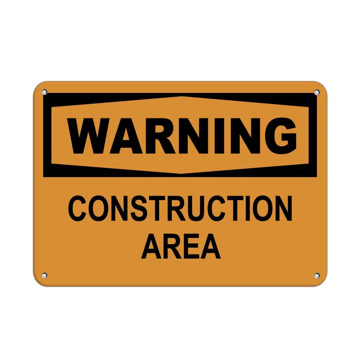 

Jesiceny Great Aluminum Warning Construction Area Hazard Sign Construction Sign Outdoor & Indoor Sign Wall Decoration 12x8