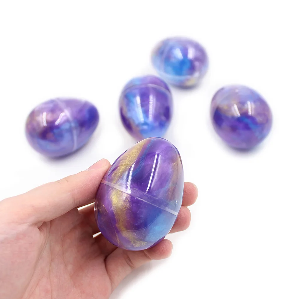 2Pcs mano DIY Popit Fidget limo masilla huevos galaxia limo blando juguetes del alivio de tensi&oacute;n para la fiesta de cumplea&ntilde;os de los ni&ntilde;os Favor antiestr&eacute;s-1