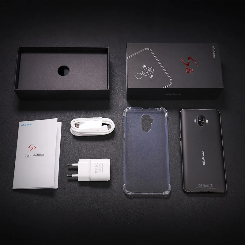 Ulefone S8 Pro Двойная камера мобильный телефон 5.3 дюймов HD MTK6737 4 ядра android 7.0 2 ГБ + 16 13MP