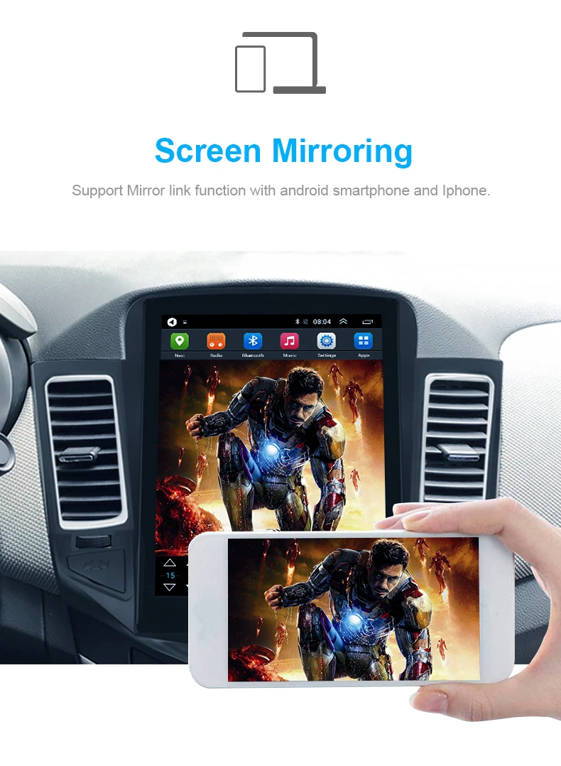 Автомобильный мультимедийный плеер Chevrolet Cruze стерео проигрыватель на Android 2006 с