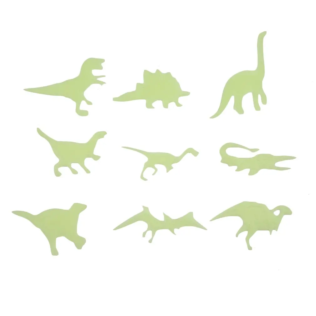 DIY флуоресцентные игрушки Светящиеся в темноте настенные потолочные наклейки на