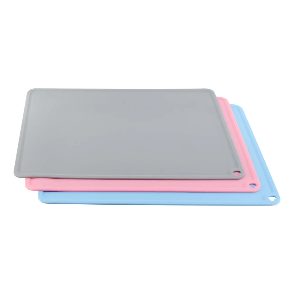 Силиконовый коврик для 3D принтера DLP SLA 410*310 мм синий/серый/розовый очистки или