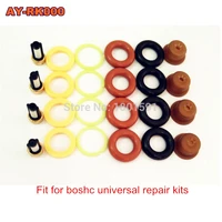 4sets fuel injector repair kit injector parts for bosch universal including micro filter oring plastic gasket pintle cap