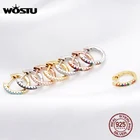 Женские серьги из серебра 100% пробы с разноцветным цирконием